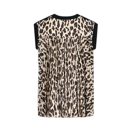 Leopard Printed Jersey T-Shirt
