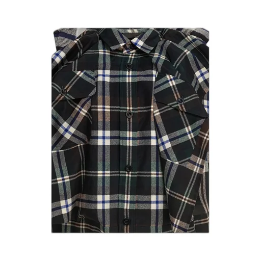 Classic Collar Checked Mini Dress