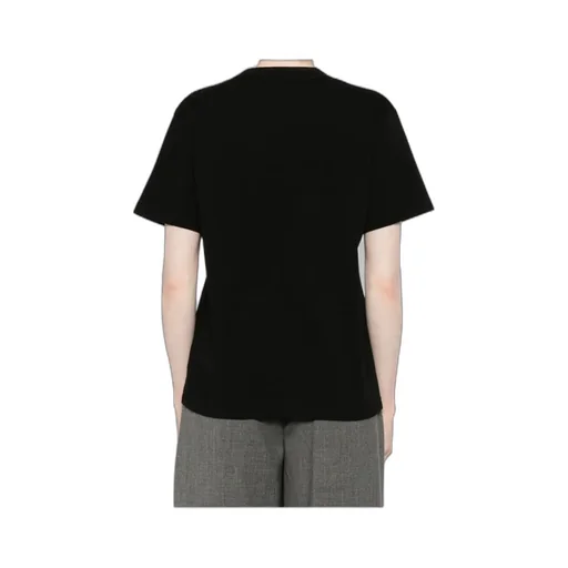 Flocked-Slogan T-Shirt