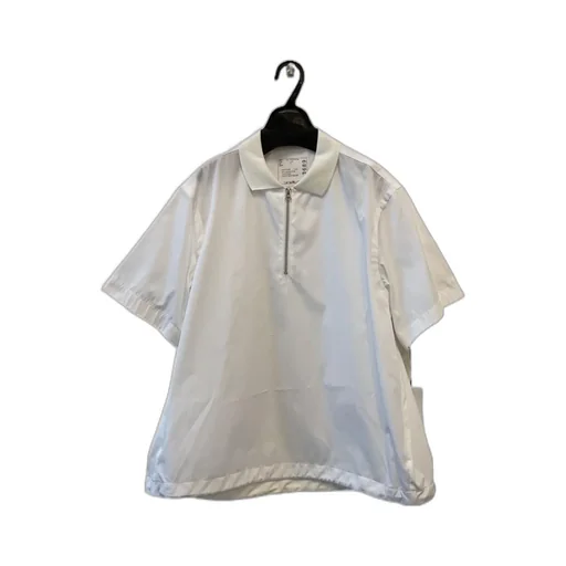 Drawstring Hem Polo Shirt