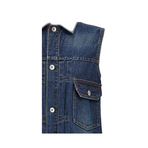Ruffled Denim Dress