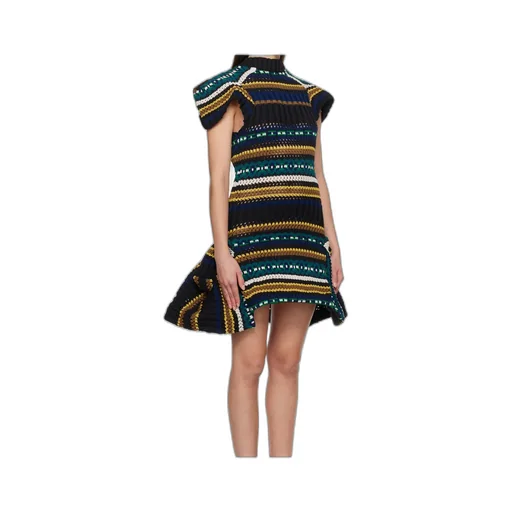Patterned Knit Dress