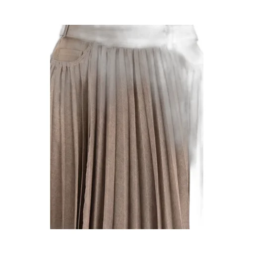 Pleated Midi Skirt