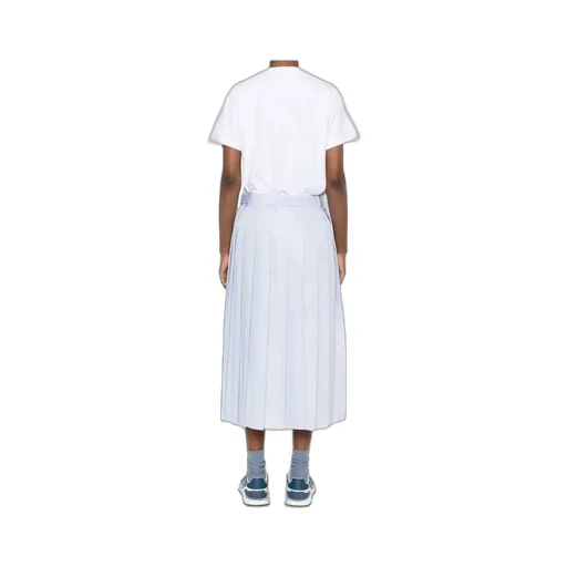 Poplin Jersey Midi Dress