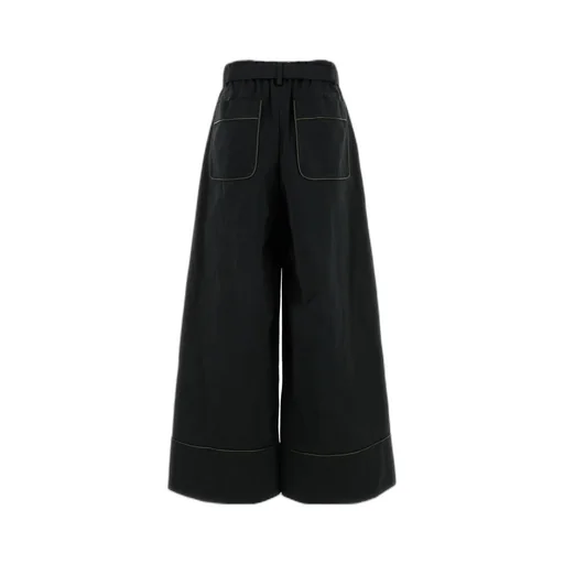 Belted Wide Leg Pants