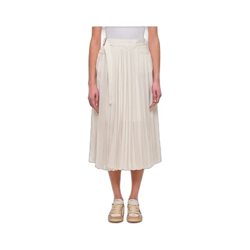 Pleated Midi Skirt