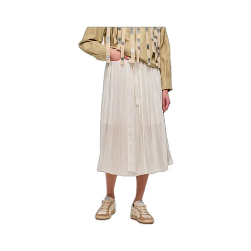 Pleated Midi Skirt