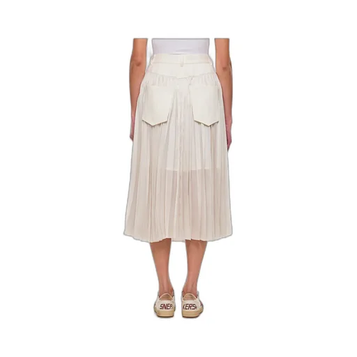 Pleated Midi Skirt