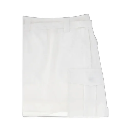 Asymmetric Hem Midi Skirt