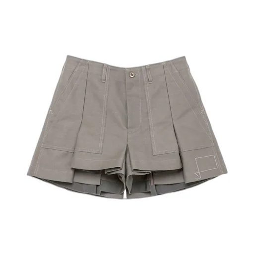 Pleated Shorts