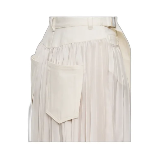 Pleated Midi Skirt