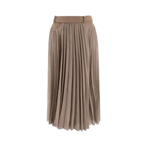 Pleated Midi Skirt