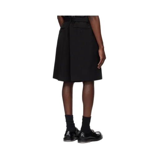 Belted Bermuda Shorts
