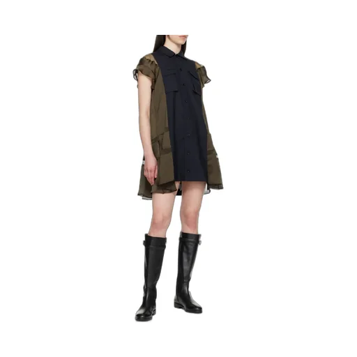 Panelled Mini Dress