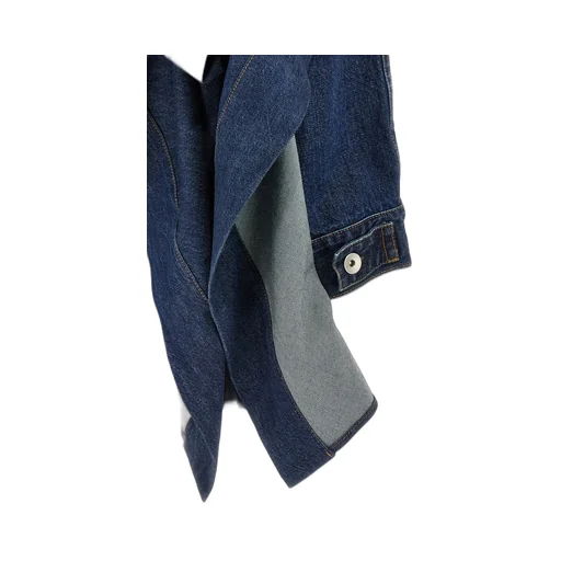 Ruffled Denim Dress