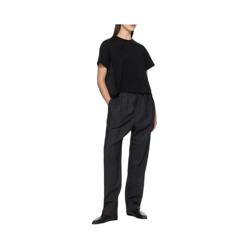 Short Sleeved Panelled Crewneck T-Shirt