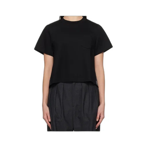 Short Sleeved Panelled Crewneck T-Shirt