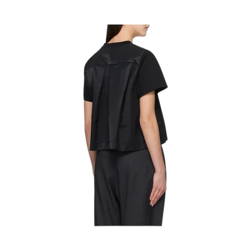 Short Sleeved Panelled Crewneck T-Shirt