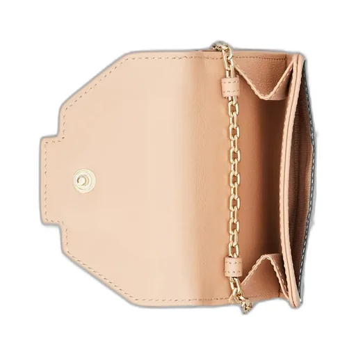 Gem-Embellished Chain Wallet