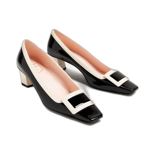 Belle Vivier Buckle Pumps