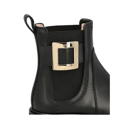 Logo Engraved Ankle Boots