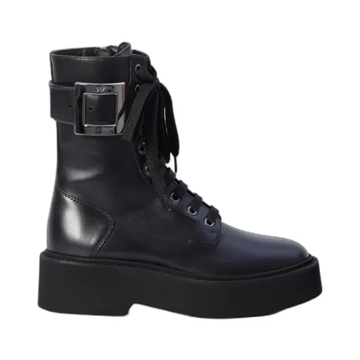 Viv' Rangers Buckled Lace-Up Boots