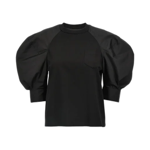 Contrasting-Sleeves T-Shirt