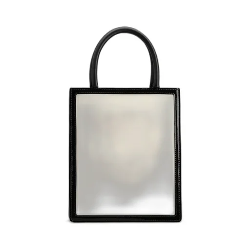 Belle Vivier Voyage Lacquered Buckle Mini Tote Bag