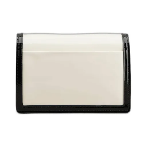 Belle Vivier Voyage Lacquered Buckle Clutch Bag