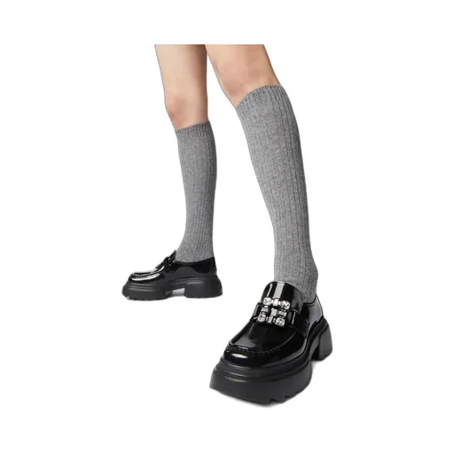 Wallaviv Buckle Embellished Loafers