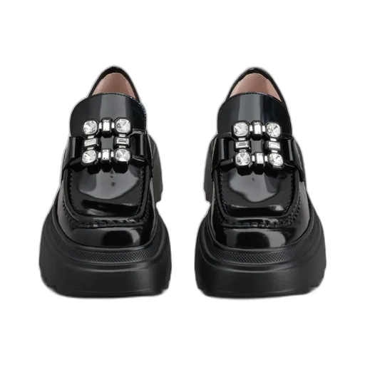 Wallaviv Buckle Embellished Loafers