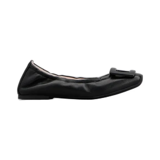 Viv' Pockette Lacquered Buckle Ballerinas