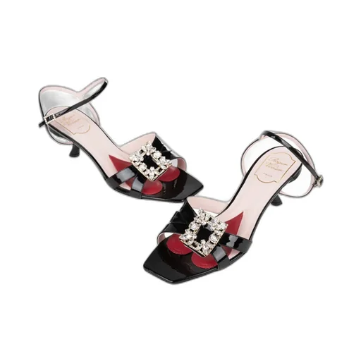Logo High-Heeled Sandals