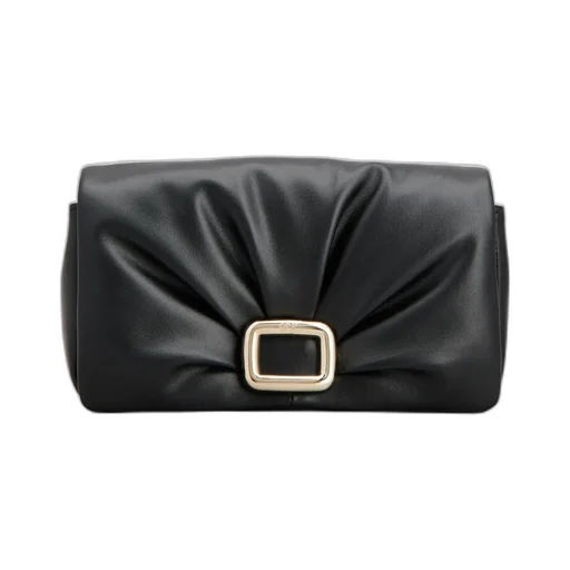 Ruched Detailed Mini Crossbody Bag