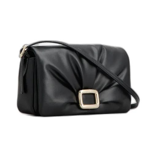 Ruched Detailed Mini Crossbody Bag