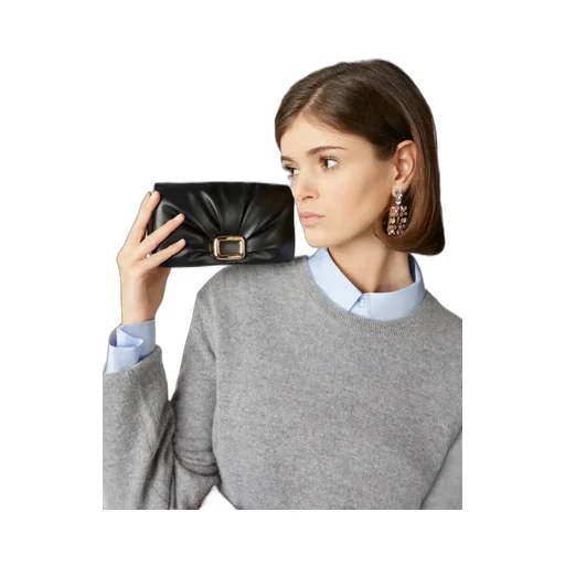 Ruched Detailed Mini Crossbody Bag