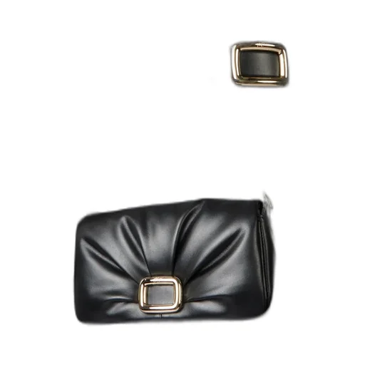 Ruched Detailed Mini Crossbody Bag