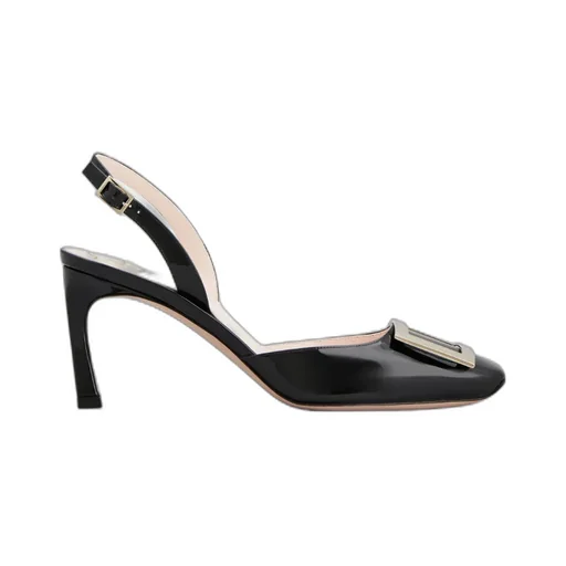 Trompette Buckle Slingback Pumps