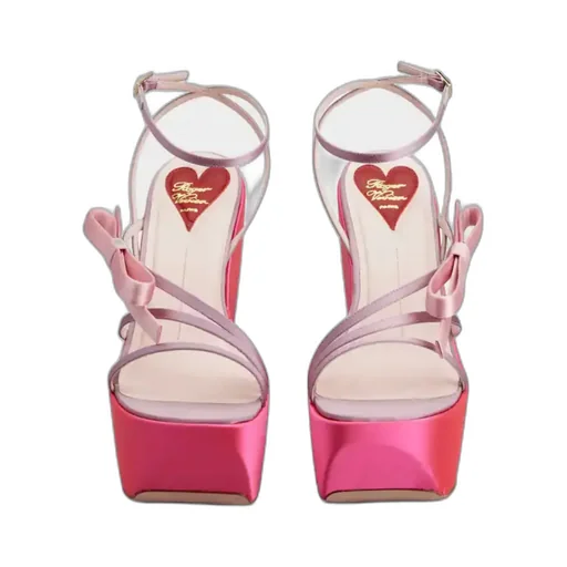 Bow Detailed Wedge Sandals