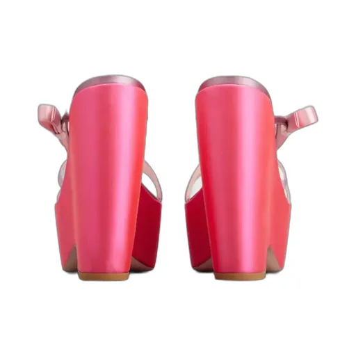 Bow Detailed Wedge Sandals