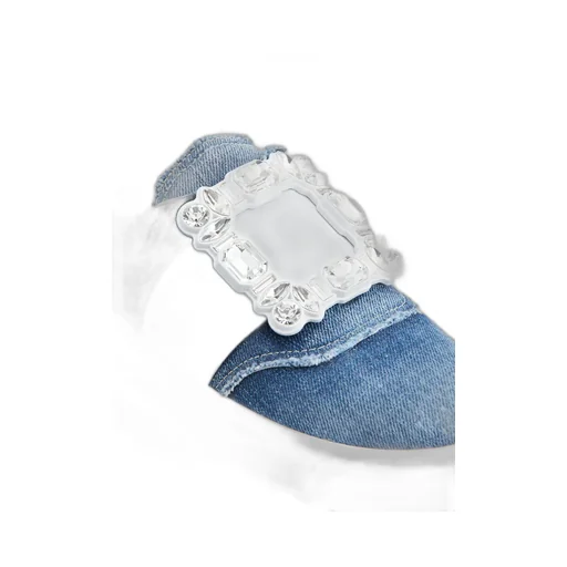 Very Vivier Strass Buckle Sneakers