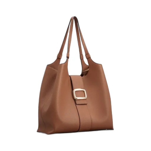 Buckle Detailed Tote Bag
