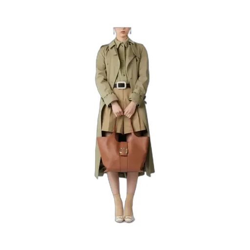 Buckle Detailed Tote Bag
