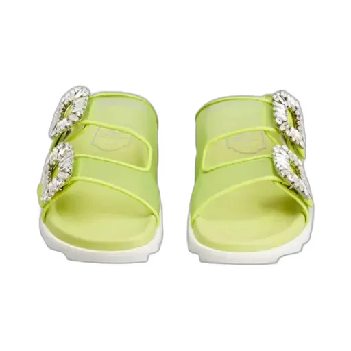 Slidy Viv' Strass Buckle Mules