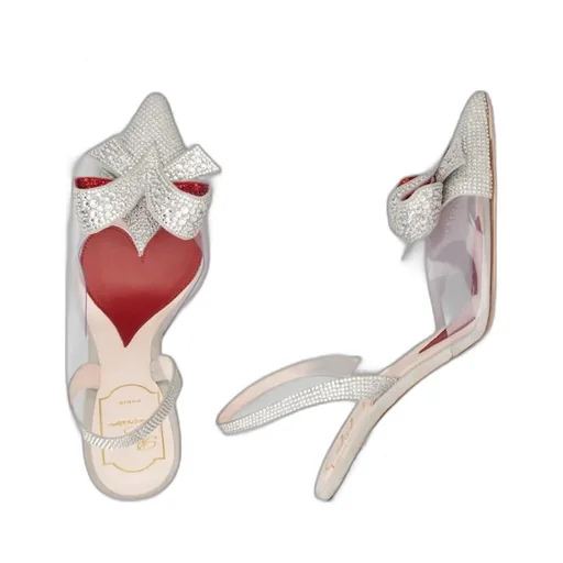 I Love Vivier Bow Embellished Pumps