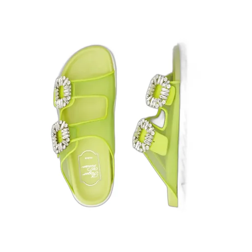 Slidy Viv' Strass Buckle Mules