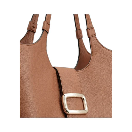 Buckle Detailed Tote Bag