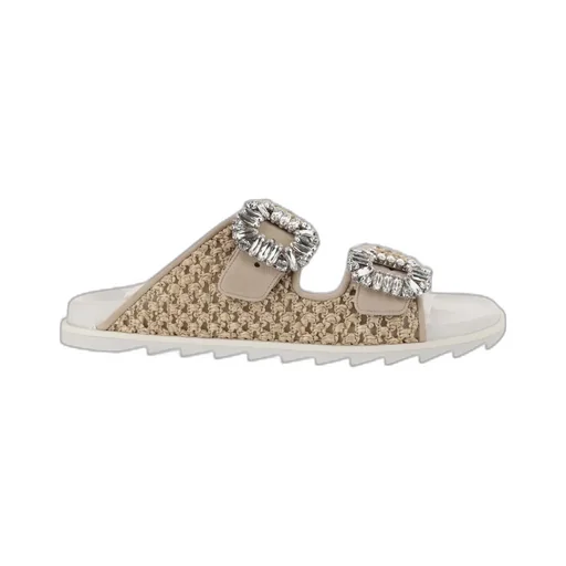 Slidy Viv' Strass Buckle Mules