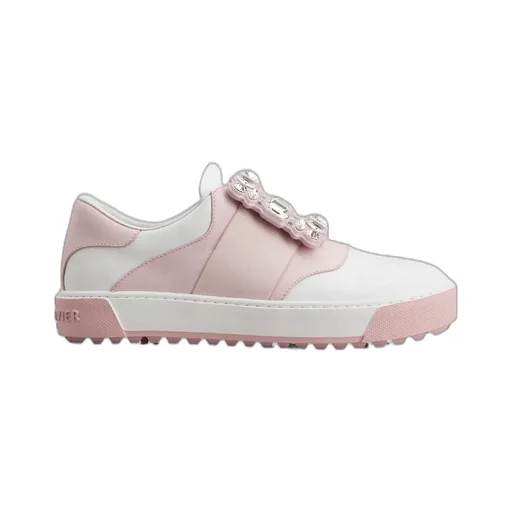 Viv' Golf Rhinestone Buckle Sneakers