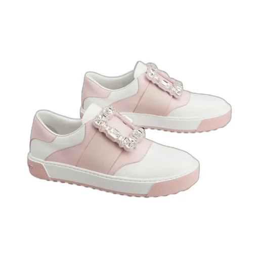 Viv' Golf Rhinestone Buckle Sneakers